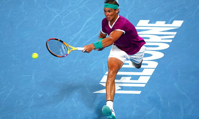 Rafael Nadal llega como defensor del titulo al Australian Open 2023