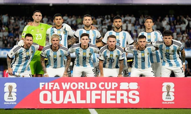 El equipo de Argentina que perdió ante Uruguay en La Bombonera