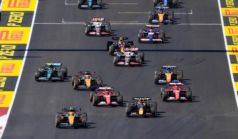 Norris y Verstappen en primera fila del GP de Estados Unidos