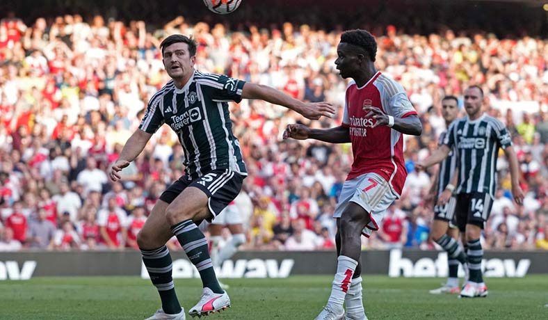 Harry Maguire del Man Utd a la marca de Bukayo Saka del Arsenal