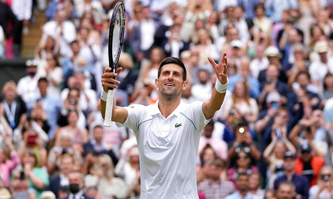 Novak Djokovic va por un nuevo titulo en Wimbledon 2022