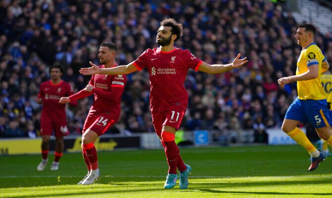 Cuotas y pronósticos del Arsenal vs Liverpool con el egipcio Salah como máximo goleador de los Reds