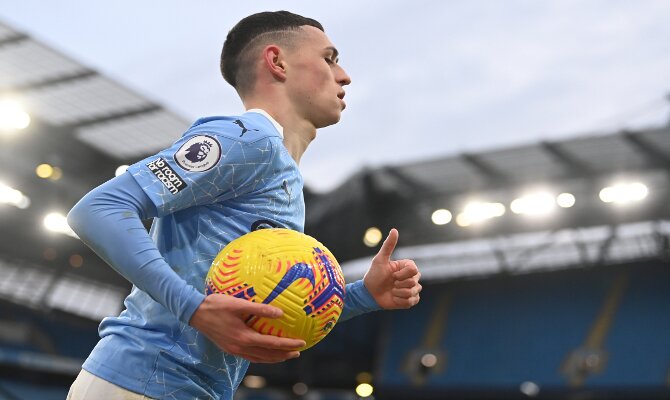 Phil Foden será importante para cumplir con los pronósticos en el Liverpool vs Manchester City