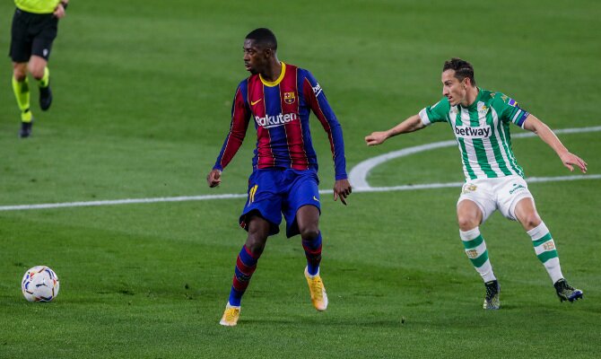 Ousmane Dembélé apunta a ser protagonista en el cotejo Sevilla vs Barcelona de la Copa del Rey